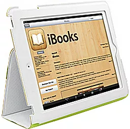 Чехол для планшета Capdase Folder Case Folio Dot White/Green for iPad 4/iPad 3/iPad 2 (FCAPIPAD3-P026) - миниатюра 2