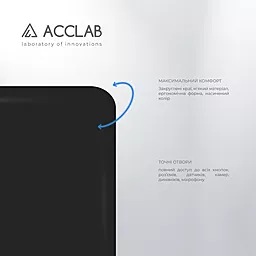 Чехол ACCLAB SoftShell для Samsung Galaxy A72 Black - миниатюра 3