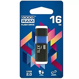 Флешка GooDRam 16GB SLIDE Blue USB 2.0 (PD16GH2GRSLBR10) - мініатюра 5