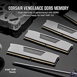 Оперативная память Corsair 64 GB (2x32GB) DDR4 5200 MHz Vengeance (CMK64GX5M2B5200C40W) - миниатюра 5
