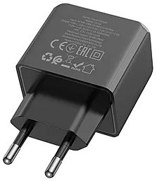 Сетевое зарядное устройство Hoco CS15A 30w PD USB-C home charger black - миниатюра 2