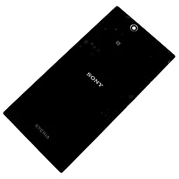 Задняя крышка корпуса Sony Xperia Z Ultra C6802 XL39h / Sony Xperia Z Ultra C6806 / Sony Xperia Z Ultra C6833 со стеклом камеры Black