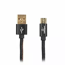 Кабель USB Cablexpert Premium 2.4a USB Type-C Cable Black (CCPB-C-USB-04BK)