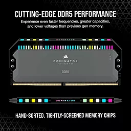 Оперативная память Corsair 32 GB (2x16GB) DDR5 6000 MHz Dominator Platinum RGB AMD EXPO (CMT32GX5M2D6000Z36) - миниатюра 7