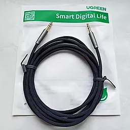Аудио кабель Ugreen AV150 AUX mini Jack 3.5mm M/M cable 1 м gray (50355) - миниатюра 5