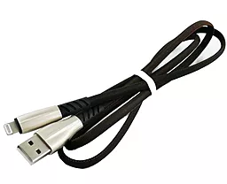 Кабель USB Dengos USB Lightning  Чёрный (PLS-L-PLSK-BLACK) - миниатюра 2