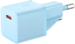 Мережевий зарядний пристрій Baseus Fast Charger GaN5 20W USB-C Blue (CCGN050103) - мініатюра 4