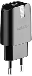 Сетевое зарядное устройство Walker WH-21 2a USB-A car charger black