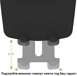 Автотримач iOttie Easy One Touch 3 Car & Desk Mount Holder Black (HLCRIO120) - мініатюра 9