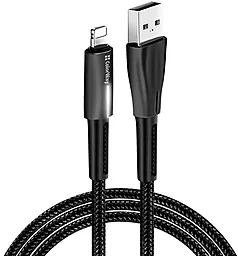 Кабель USB ColorWay Zinc Alloy Lightning Cable 2.4A Black (CW-CBUL035-BK) - миниатюра 3