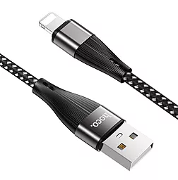 Кабель USB Hoco X57 Blessing Lightning Cable Black - миниатюра 2