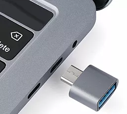 OTG-переходник EasyLife USB 3.0 - USB Type-C Silver - миниатюра 2