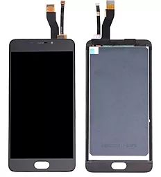 Дисплей Meizu M5 Note (M621) з тачскріном, оригінал, Black