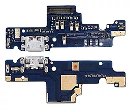 Нижня плата Xiaomi Redmi Note 4X Snapdragon з роз'ємом зарядки і мікрофоном (вузький) 3/32Gb