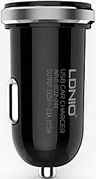 Автомобільний зарядний пристрій LDNio Car charger 12W 2.1A 2xUSB-A Black (DL-C22) - мініатюра 5