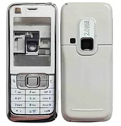 Корпус для Nokia 6121c передняя и задняя панель Silver