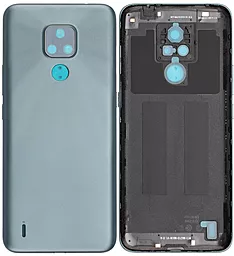 Задняя крышка корпуса Motorola Moto E7 XT2095 со стеклом камеры Mineral Gray