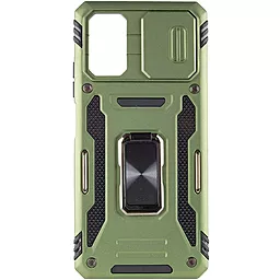 Чехол Epik Camshield Army Ring для Xiaomi Poco X5 Pro 5G, Redmi Note 12 Pro 5G Army Green - миниатюра 2