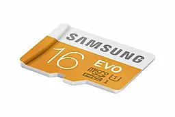 Карта пам'яті Samsung microSDHC 16GB EVO Class 10 UHS-I U1 + SD-адаптер (MB-MP16DA/AM) - мініатюра 3