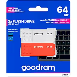 Флешка GooDRam 2x64 GB UME3 MIX 2-PACK USB (UME3-0640MXR11-2P) - миниатюра 6