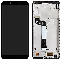 Дисплей Xiaomi Redmi Note 5, Note 5 Pro з тачскріном і рамкою, Black