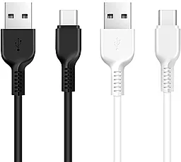 Кабель USB Hoco X20 Flash Сharging USB Type-C Cable 3M White - миниатюра 2