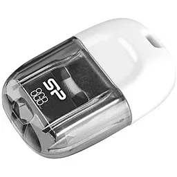 Флешка Silicon Power 8GB Touch T09 White USB 2.0 (SP008GBUF2T09V1W) - миниатюра 2