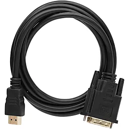 Видеокабель Dynamode HDMI-DVI-I (24+1) 1080 60hz 1.8m black (DM-CL-HDMI-DVI-1.8M) - миниатюра 2