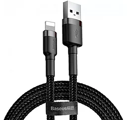USB Кабель Baseus Cafule 2.4A Lightning Cable Black/Gray (CALKLF-BG1)