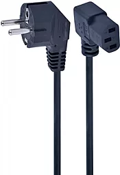 Мережевий кабель Cablexpert CEE7/7-C13 1.5M VDE 3*1 мм кв Black (PC-186A-VDE1B-1.5M)