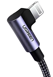USB PD Кабель Ugreen US305 MFI 20w 3a USB Type-C - Lightning cable black (60763) - мініатюра 5