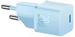 Сетевое зарядное устройство Baseus Fast Charger GaN5 20W USB-C Blue (CCGN050103) - миниатюра 3