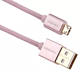 Кабель USB Momax Elite LINK micro USB Cable Rose Gold (DDM3L2) - миниатюра 2