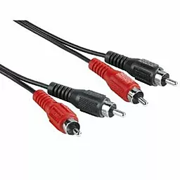Аудіо кабель Aks 2xRCA M/M Cable 1.2 м black