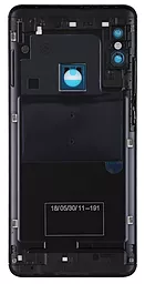 Задняя крышка корпуса Xiaomi Redmi Note 5 / Redmi Note 5 Pro со стеклом камеры Original Black - миниатюра 2