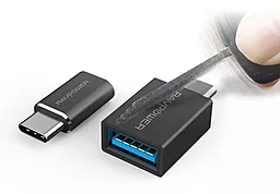 Набір перехідників 3 в 1 RAVPower USB C Adapter USB C to Micro USB, USB C to USB 3.0 Adapter, Data Transfer RP-PC007 - мініатюра 2