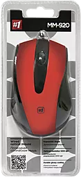 Компьютерная мышка Defender MM-920 (52920) Red - миниатюра 3