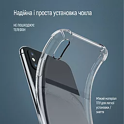 Чехол ColorWay Antishock для Samsung Galaxy A05s A057 Clear (CW-CTASSGA057) - миниатюра 4