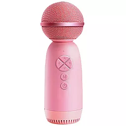 Мікрофон-колонка LY168 Pink