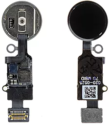 Універсальна кнопка Home iPhone SE 2020 / iPhone SE 2022 зі шлейфом (6rd generetion JCID) Black