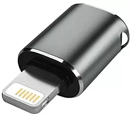 Адаптер-переходник XoKo AC-015m 20W M-F Lightning -> USB Type-C Black (XK-AC-015m) - миниатюра 2