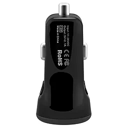 Автомобильное зарядное устройство Baseus Tiny 2USB Car charger 2.1A Black (CCALL-CR01) - миниатюра 4