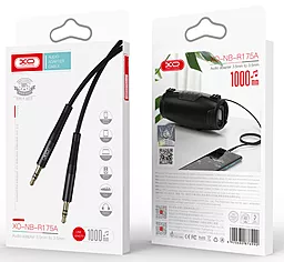 Аудио кабель XO NB-R175B AUX mini Jack 3.5mm M/M Cable 2 м black - миниатюра 3