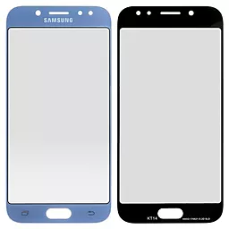 Корпусное стекло дисплея Samsung Galaxy J5 J530F 2017 (с OCA пленкой) Blue