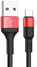 Кабель USB Hoco X26 Xpress USB Type-C Cable Black/Red