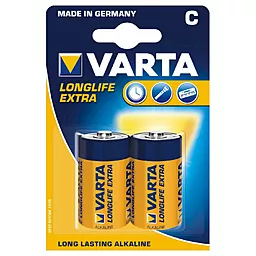 Батарейки Varta LongLife Extra LR14 2шт. 1.5 V