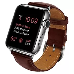 Змінний ремінець для розумного годинника Apple Watch Lunatik Chicago Band 42 mm Brown - мініатюра 2