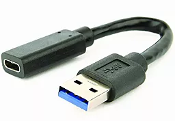 Адаптер-переходник Cablexpert M-F USB 3.0 -> USB Type-C Black (A-USB3-AMCF-01) - миниатюра 2