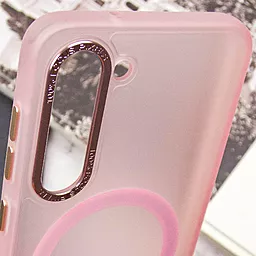 Чехол Epik TPU Lyon frosted with MagSafe для Samsung Galaxy S23+ Pink - миниатюра 5