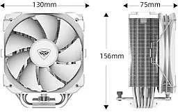 Система охлаждения PCcooler K6 White - миниатюра 5